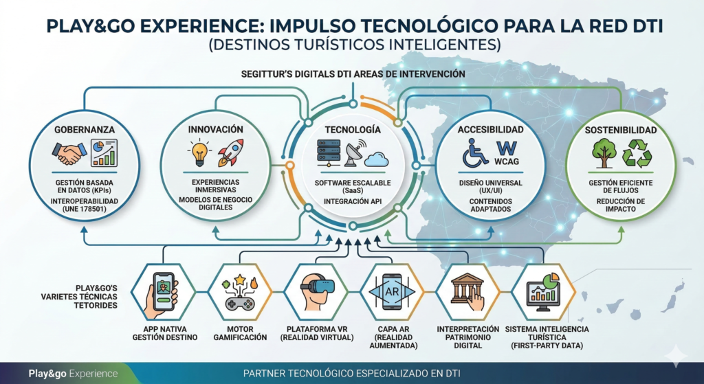 Play&Go en la Red DTI de Segittur, nueve destinos, una misma metodología