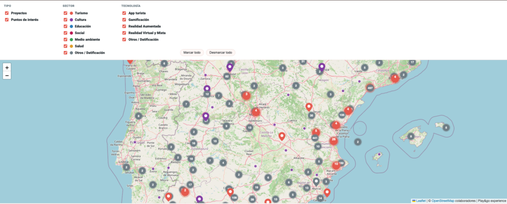 100 proyectos, un solo mapa